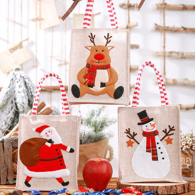 Weihnachtsgeschenk für den Schneemann Elch Streifenlinne Hängende Bein-Tote mit benutzerdefiniertem Logo