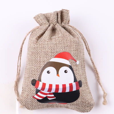 Akzeptable OEM/ODM Weihnachtsschnur-Jute-Tasche für den täglichen Schulunterricht