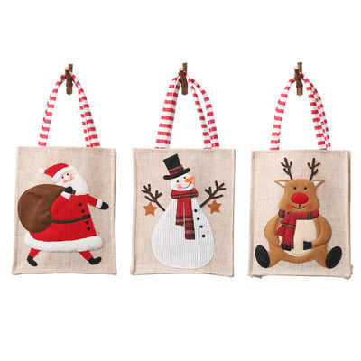 Weihnachtsgeschenk für den Schneemann Elch Streifenlinne Hängende Bein-Tote mit benutzerdefiniertem Logo