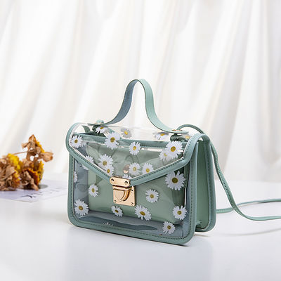 Kleine Daisy PVC Sommer koreanische Transparente Modelle Gelee Handy kundenspezifische Tote Tasche