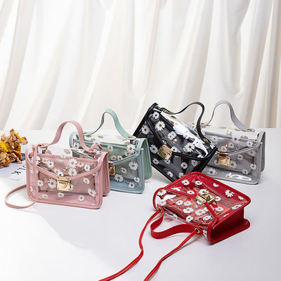 Kleine Daisy PVC Sommer koreanische Transparente Modelle Gelee Handy kundenspezifische Tote Tasche