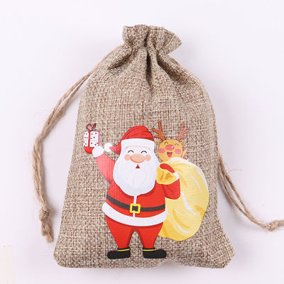 Akzeptable OEM/ODM Weihnachtsschnur-Jute-Tasche für den täglichen Schulunterricht