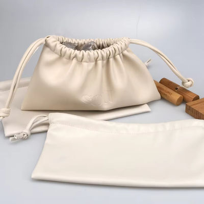 Gemäß der Farbe Luxury Lady PU Leder Drawstring Kosmetik Tasche mit individuellem Logo