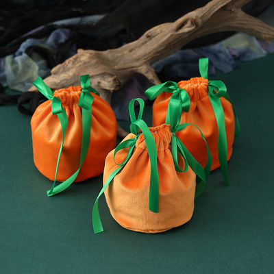 Ziehseile Design Samt Süßigkeiten Geschenk Tasche für Hochzeiten und Partys angepasstes Logo akzeptiert