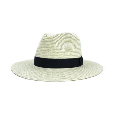 Sonnenschutz-Strandhut Panama Strohmaterial Erwachsenengröße 56-58cm Ideal für Männer und Frauen