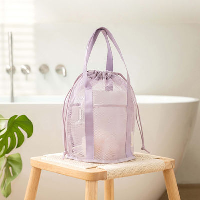 Logo angepasste Reise-Organisator-Tasche mit Mesh-Cut-out und Drawstring Tasche Klappbar