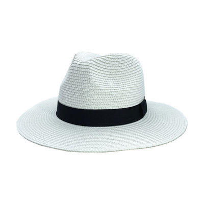 Sonnenschutz-Strandhut Panama Strohmaterial Erwachsenengröße 56-58cm Ideal für Männer und Frauen