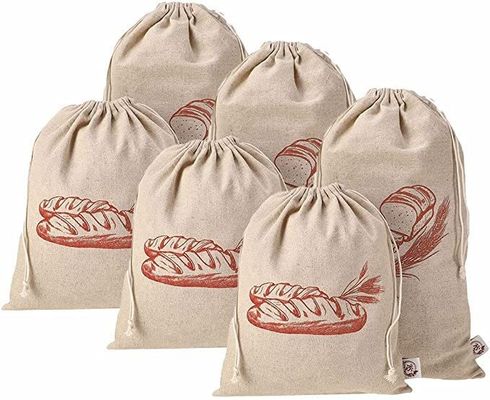Soft Cotton Canvas Schmuckbeutel Custom Logo Printed Drawstring Kosmetische Verpackung