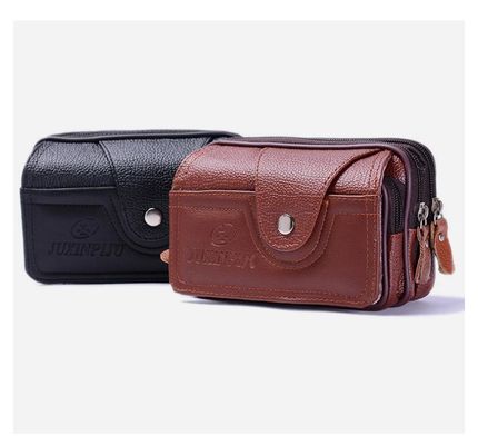 Customized Cowhide Card Bag Neueste Mode-Stil Top-Layer Pickup Bankkarte