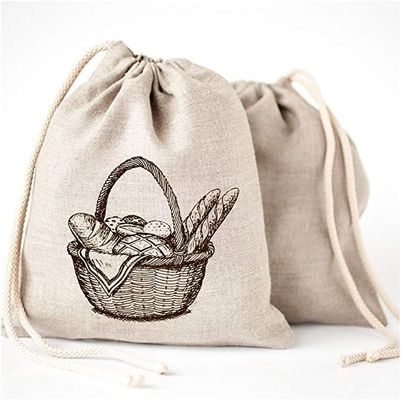 Soft Cotton Canvas Schmuckbeutel Custom Logo Printed Drawstring Kosmetische Verpackung