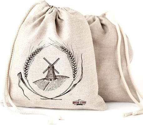Soft Cotton Canvas Schmuckbeutel Custom Logo Printed Drawstring Kosmetische Verpackung