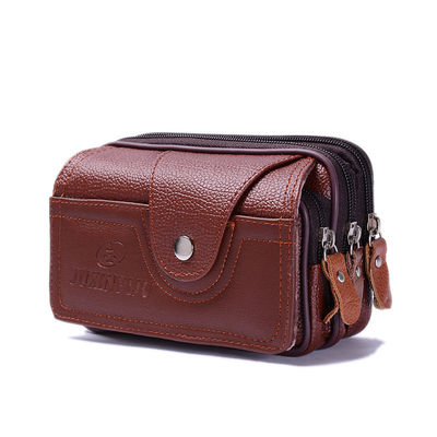 Customized Cowhide Card Bag Neueste Mode-Stil Top-Layer Pickup Bankkarte