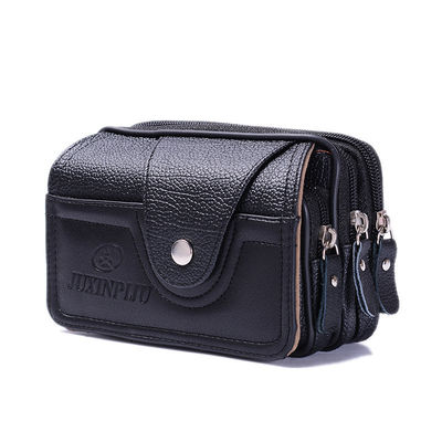 Customized Cowhide Card Bag Neueste Mode-Stil Top-Layer Pickup Bankkarte