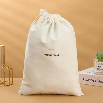 Design Jumbo Drawstring Rucksack für schwere Waschwaren aus Baumwolle und Leinen