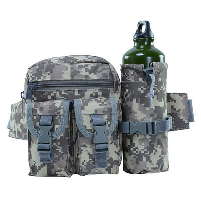 Customized Farbe Oem Männer Camo Taktische Fanny Pack Utility Taille Tasche mit Wasserflasche