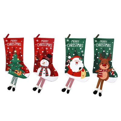 Weihnachtsstrümpfe Dekoration Schneemann Geschenktasche für Kamin Anhänger