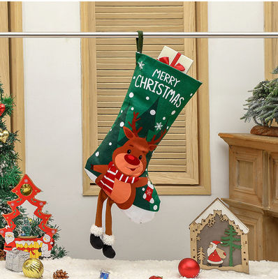 Weihnachtsstrümpfe Dekoration Schneemann Geschenktasche für Kamin Anhänger