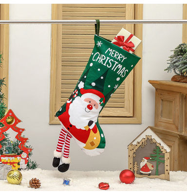 Weihnachtsstrümpfe Dekoration Schneemann Geschenktasche für Kamin Anhänger