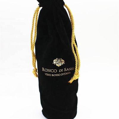 All Seasons Velvet Wine Flaschendeckel mit Ziehseile und Logo Weinverpackung
