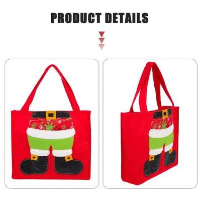 Weihnachtsgeschenke Tote-Tasche mit Handgriffen angepasste Farbe und professionelle Herstellung