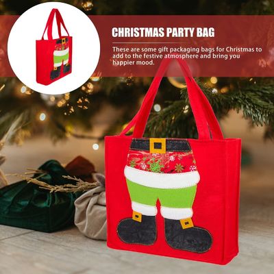 Weihnachtsgeschenke Tote-Tasche mit Handgriffen angepasste Farbe und professionelle Herstellung