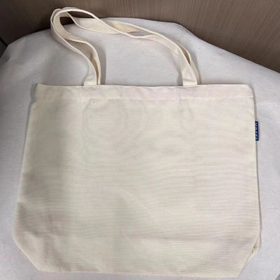 Neueste Modestyl Custom Printed Logo Design Baumwolltasche mit Reißverschluss und Leinwand