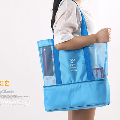 Damen-Gitter-Transparente Tasche Doppelschicht-Wärmeschutz 4 Personen