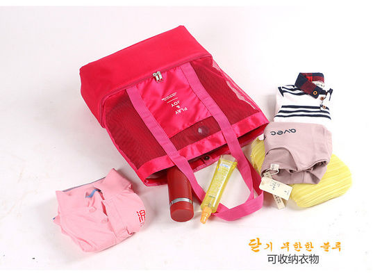 Damen-Gitter-Transparente Tasche Doppelschicht-Wärmeschutz 4 Personen