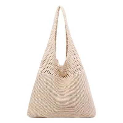 Customisierte Farbe gestrickte Stoff Chic Retro Damen Schultertasche für Reisen und Ausgehen