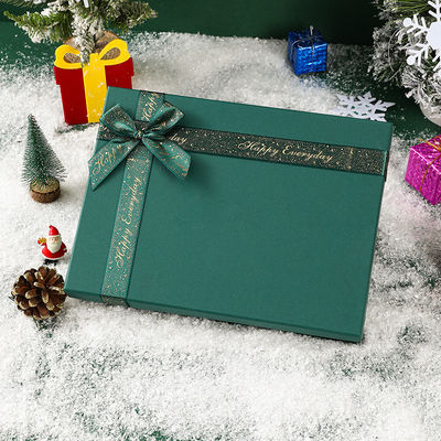 Recycelte Materialien Custom Luxus Brautjungfer Geschenkbox mit Band und verschiedenen Farben