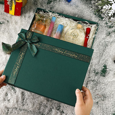 Recycelte Materialien Custom Luxus Brautjungfer Geschenkbox mit Band und verschiedenen Farben
