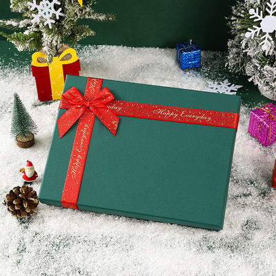 Recycelte Materialien Custom Luxus Brautjungfer Geschenkbox mit Band und verschiedenen Farben