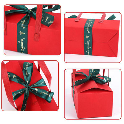 Custom Farbe Größe Logo Box Geschenkverpackung Weihnachtsgeschenkboxen für OEM / ODM akzeptabel