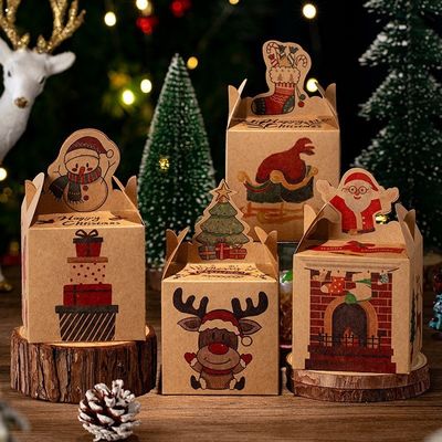 Custom Farbe Größe Logo Box Geschenkverpackung Weihnachtsgeschenkboxen für OEM / ODM akzeptabel