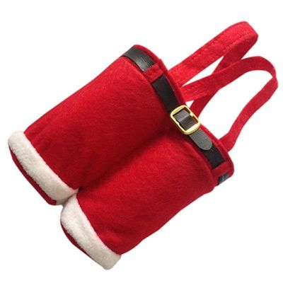 Weihnachtsmann-Hosen Geschenktaschen für Weihnachtsgeschenke Süßigkeiten Weihnachtsschmuck