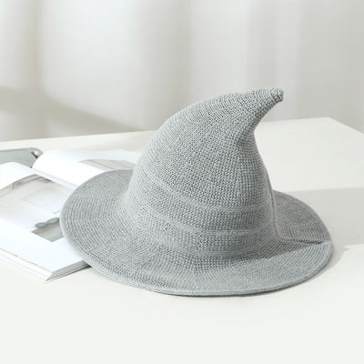 2023 Halloween Party Hexenhut Unisex Wolle Strickhut für modisch und vielseitig