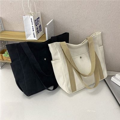 Alltägliches Schulleben Farbgebundene große Leinwand Crossbody Taschen für Männer und Frauen