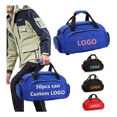 Farbiger Fitnessraum Duffel Rucksack Männer wasserdichte Reisetasche mit Schuhfach