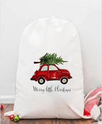 Customized Farbsublimation Weihnachtsschnur Tasche für individuelle Geschenkverpackung