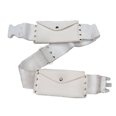Soft-Loop-Wasserdichtes Hajj-Weißgürtel Umrah-Waistbag für mittlere Reisen