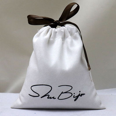 Persönliche Leinen-Baumwoll-Leinwand-Ziehsack mit individueller Farbe und Logo