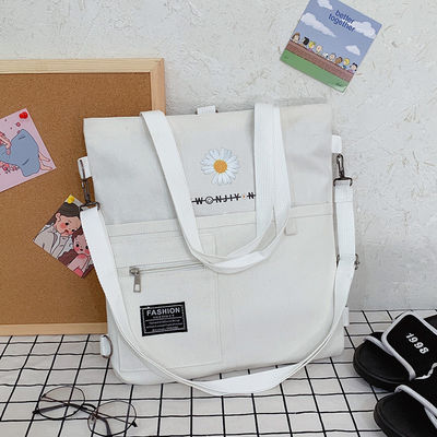 Grenzüberschreitende Herstellung von Leinwandhandtaschen mit einem einzigen Griff/Gürtel und Reißverschluss