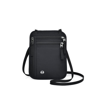 OEM/ODM Customized Logo Safe Nylon Kleiner Hals Reisetasche für Mobiltelefon und Karte