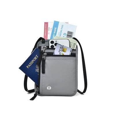 OEM/ODM Customized Logo Safe Nylon Kleiner Hals Reisetasche für Mobiltelefon und Karte