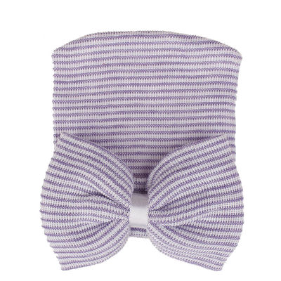 2022 gestrickte Woll-Babytitze mit großem Bogen in individueller Farbe und Muster gestrickt