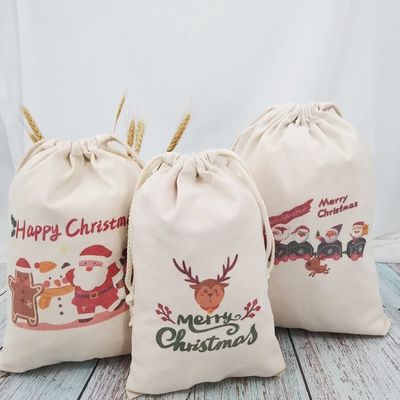 Sublimation leere Weihnachtsmannsäcke für Geschenkdekoration mittlere Größe 30-50 cm akzeptabel OEM/ODM