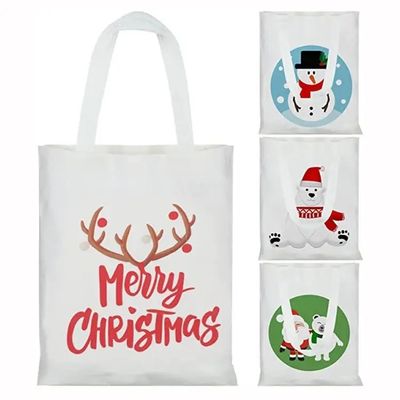 Sublimation leere Weihnachtsmannsäcke für Geschenkdekoration mittlere Größe 30-50 cm akzeptabel OEM/ODM