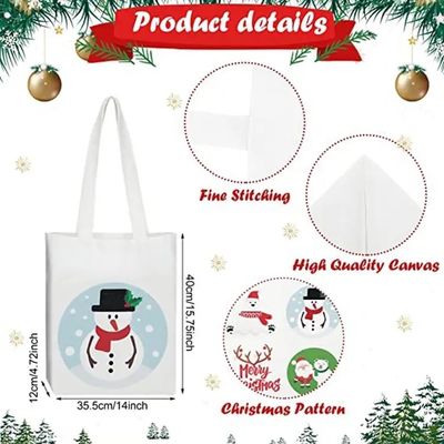 Sublimation leere Weihnachtsmannsäcke für Geschenkdekoration mittlere Größe 30-50 cm akzeptabel OEM/ODM