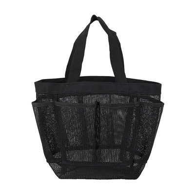 Mesh Beach Tote Bag für die Lagerung von Kosmetika und Badeanzügen für Frauen in den Sommerferien