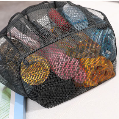 Mesh Beach Tote Bag für die Lagerung von Kosmetika und Badeanzügen für Frauen in den Sommerferien